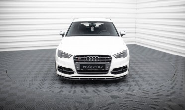 Тюнінгова накладка (дифузор) на передній бампер Audi S3 / A3 S-Line Sportback / Hatchback 8V вар. 1 фото