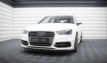 Нижняя накладка переднего бампера Audi S3 / A3 S-Line Sportback / Hatchback 8V вар. 2 фото