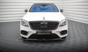 Тюнінгова накладка на передній бампер Mercedes-Benz S AMG-Line W222 рестайл вар. 1 фото