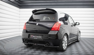 Тюнінговий дифузор (накладка) на задній бампер Suzuki Swift Mk4 Sport фото