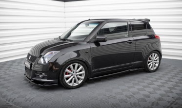 Боковые тюнинг накладки (листвы) на пороги Suzuki Swift Mk4 Sport фото