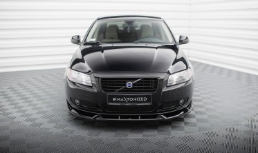 Тюнінгова накладка (дифузор) на передній бампер Volvo S80 Mk2 фото