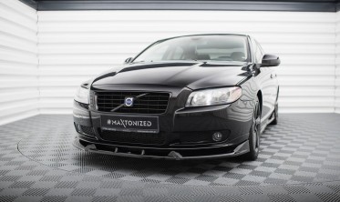 Тюнінгова накладка (дифузор) на передній бампер Volvo S80 Mk2 фото