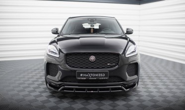Тюнинговая накладка (диффузор) на передний бампер Jaguar E-Pace Mk1 R-Dynamic фото