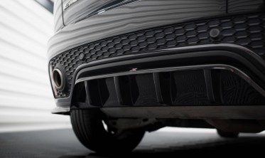 Тюнінговий нижній дифузор на задній бампер Jaguar E-Pace Mk1 R-Dynamic фото