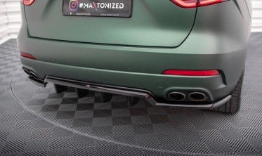 Тюнинговый нижний диффузор на задний бампер Maserati Levante Mk1 фото
