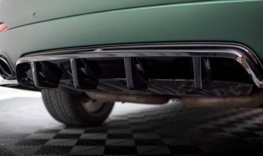 Тюнинговый нижний диффузор на задний бампер Maserati Levante Mk1 фото