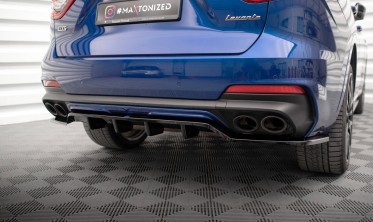 Тюнинговый диффузор (накладка) на задний бампер Maserati Levante Mk1 GTS фото