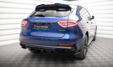 Тюнинговый диффузор (накладка) на задний бампер Maserati Levante Mk1 GTS фото