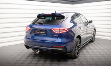 Тюнинговый диффузор (накладка) на задний бампер Maserati Levante Mk1 GTS фото