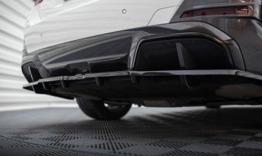 Тюнинг накладка на задний бампер BMW i4 Gran Coupe G26 M-pack вар. 1 фото
