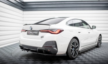 Тюнинговый диффузор заднего бампера BMW i4 Gran Coupe G26 M-pack вар. 2 фото