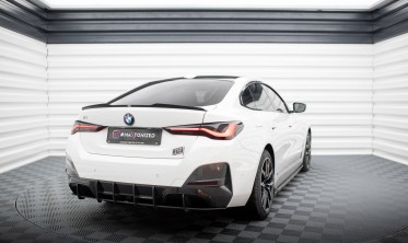 Центральный диффузор на задний бампер Street Pro BMW i4 M-Pack G26 фото