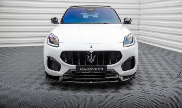 Тюнинговая накладка (диффузор) на передний бампер Maserati Grecale GT / Modena Mk1 фото