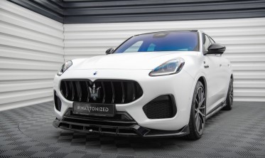 Тюнинговая накладка (диффузор) на передний бампер Maserati Grecale GT / Modena Mk1 фото