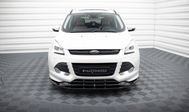 Тюнинговая накладка (диффузор) на передний бампер Ford Kuga Mk2 ST-Line фото
