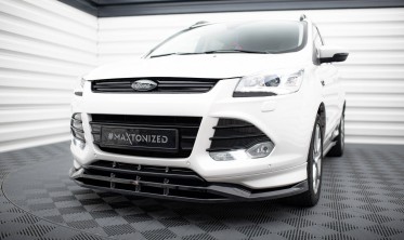 Тюнинговая накладка (диффузор) на передний бампер Ford Kuga Mk2 ST-Line фото