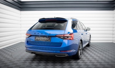 Тюнинговый кап спойлер Skoda Superb MK3 Combi Sportline послерестайл фото
