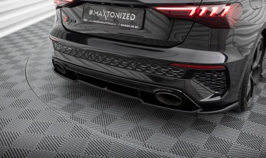 Тюнинговый диффузор (накладка) на задний бампер Audi 8Y RS3 Sportback фото