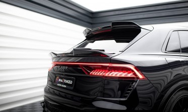 Тюнінговий нижній 3D спойлер на кришку багажника Audi Q8 / RSQ8 / SQ8 / Q8 S-Line Mk1 фото