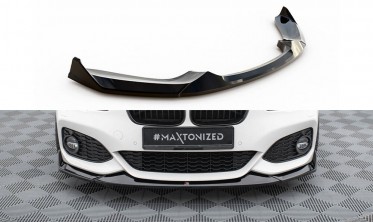 Тюнінгова передня накладка CSL стиль на бампер BMW 1 F20 M-Pack / M140i рестайл вар. 4 фото