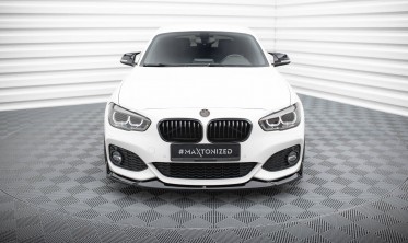 Тюнинговая передняя накладка CSL стиль на бампер BMW 1 F20 M-Pack / M140i рестайл вар. 4 фото