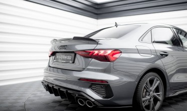 Тюнинговый 3D спойлер на крышку багажника Audi A3 / A3 S-Line / S3 / RS3 Sedan 8Y фото