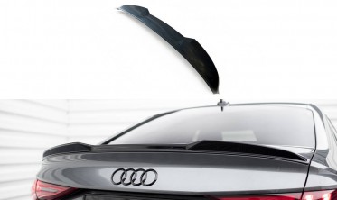 Тюнінговий 3D спойлер на кришку багажника Audi A3 / A3 S-Line / S3 / RS3 Sedan 8Y фото