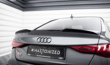 Тюнинговый 3D спойлер на крышку багажника Audi A3 / A3 S-Line / S3 / RS3 Sedan 8Y фото