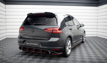 Тюнинговый 3D спойлер на крышку багажника Volkswagen Golf Mk7 R / R-Line / GTI фото
