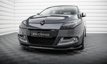Передня тюнінг накладка на бампер Renault Megane Mk3 GT рестайл вар. 2 фото