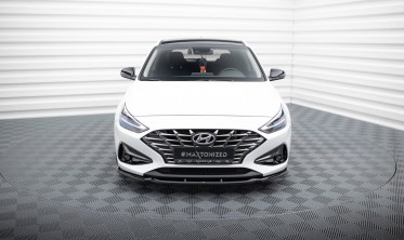 Тюнинговая накладка (юбка) на передний бампер Hyundai I30 Mk3 рестайл вар. 1 фото