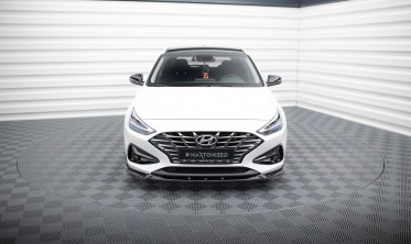 Тюнінговий дифузор (елерон) на передній бампер Hyundai I30 Mk3 рестайл вар. 2 фото