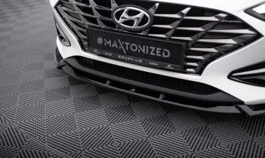 Тюнінговий дифузор (елерон) на передній бампер Hyundai I30 Mk3 рестайл вар. 2 фото