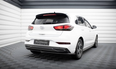 Тюнінговий дифузор (накладка) на задній бампер Hyundai I30 Mk3 рестайл фото