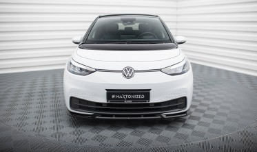 Тюнинговая юбка (диффузор) на передний бампер Volkswagen ID.3 Mk1 вар. 2 фото