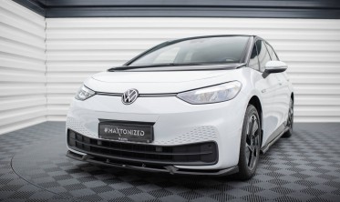 Тюнинговая юбка (диффузор) на передний бампер Volkswagen ID.3 Mk1 вар. 2 фото