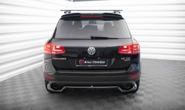 Тюнінговий дифузор на задній бампер Volkswagen Touareg Mk2 фото