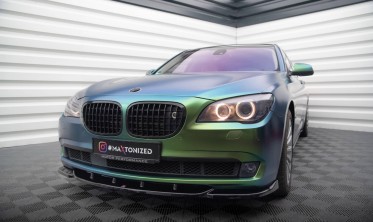 Тюнинговая накладка (диффузор) на передний бампер BMW 7 F01 вар. 1 фото