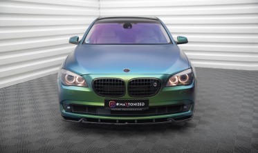 Нижня тюнінг накладка (елерон) на передній бампер BMW 7 F01 вар. 2 фото
