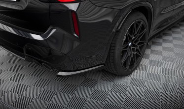 Бокові тюнінг накладки (дифузори) на задній бампер BMW X3 M F97 рестайл фото