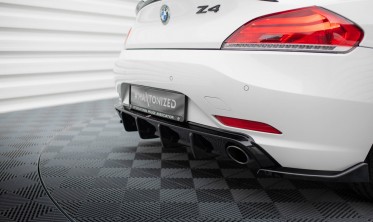 Центральний тюнінг дифузор (накладка) на задній бампер BMW Z4 E89 фото