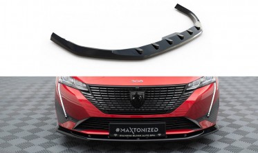 Тюнинговая накладка (диффузор) на передний бампер Peugeot 308 Mk3 вар. 1 фото