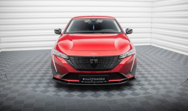Тюнінгова накладка (дифузор) на передній бампер Peugeot 308 Mk3 вар. 1 фото
