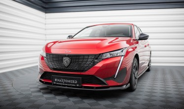 Тюнінгова накладка (дифузор) на передній бампер Peugeot 308 Mk3 вар. 1 фото