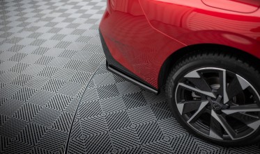 Тюнинговый диффузор (накладка) на задний бампер Peugeot 308 Mk3 фото