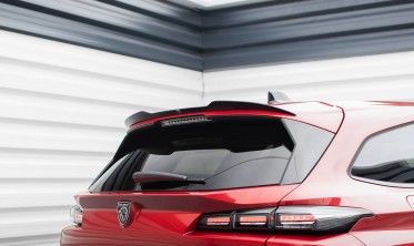 Тюнинговый кап спойлер на крышку багажника Peugeot 308 Mk3 SW фото
