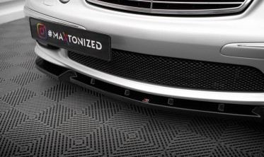 Тюнінгова накладка (дифузор) на передній бампер Mercedes E W211 55 AMG  фото