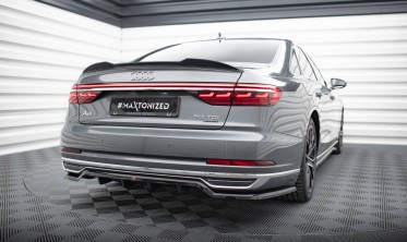 Тюнинговая накладка на задний бампер Audi A8 D5 фото