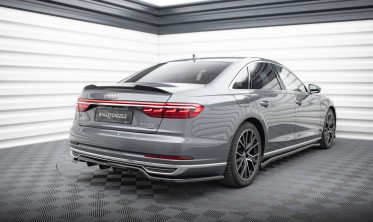 Тюнинговая накладка на задний бампер Audi A8 D5 фото